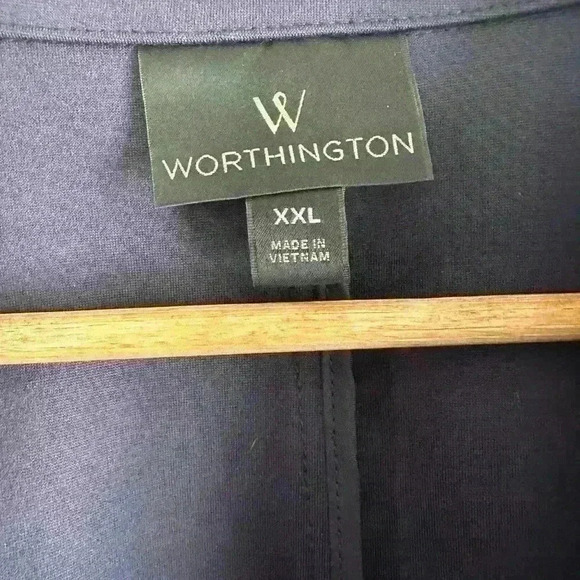 NWT Worthington Navy Blue Blazer size XXL - Picture 2 of 3